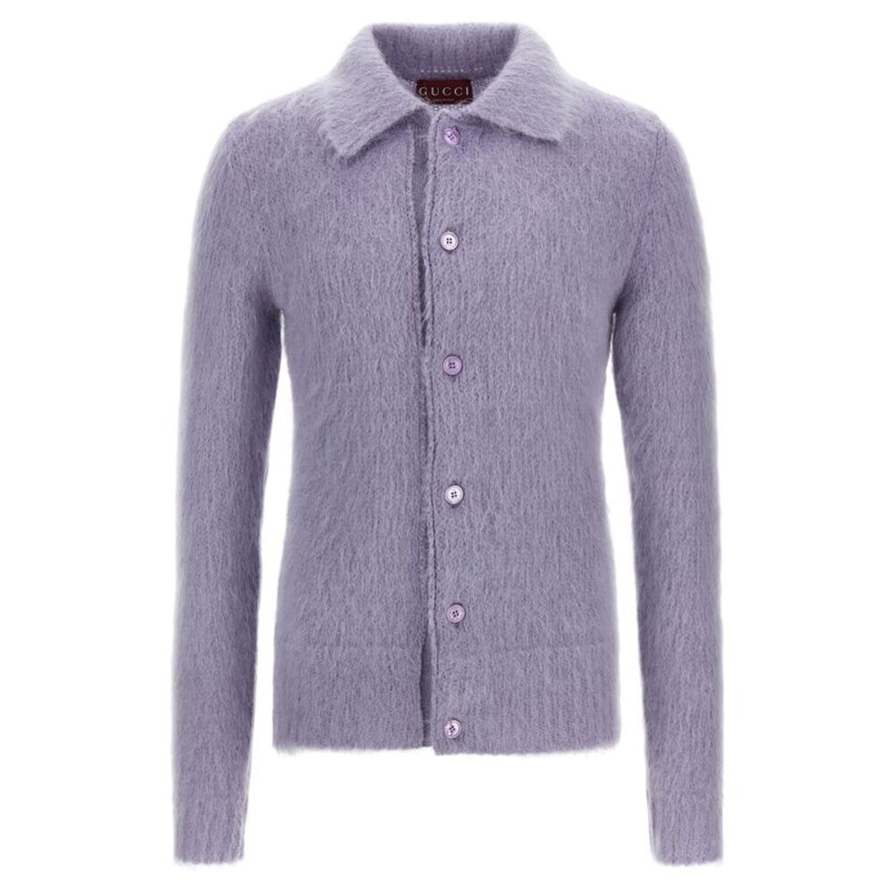 Gucci Purple Wool Men's Cardigan